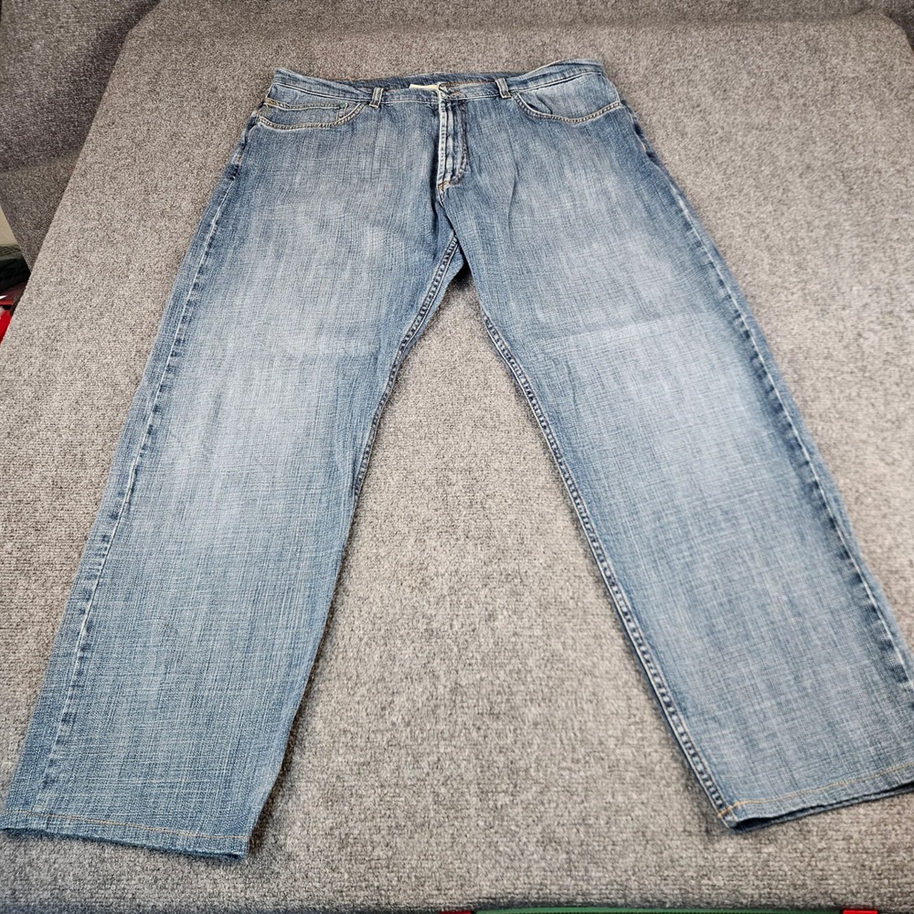 Zegna Sport Denim Project Mens Blue Straight Leg Jeans Size 40 Cotton Stretch